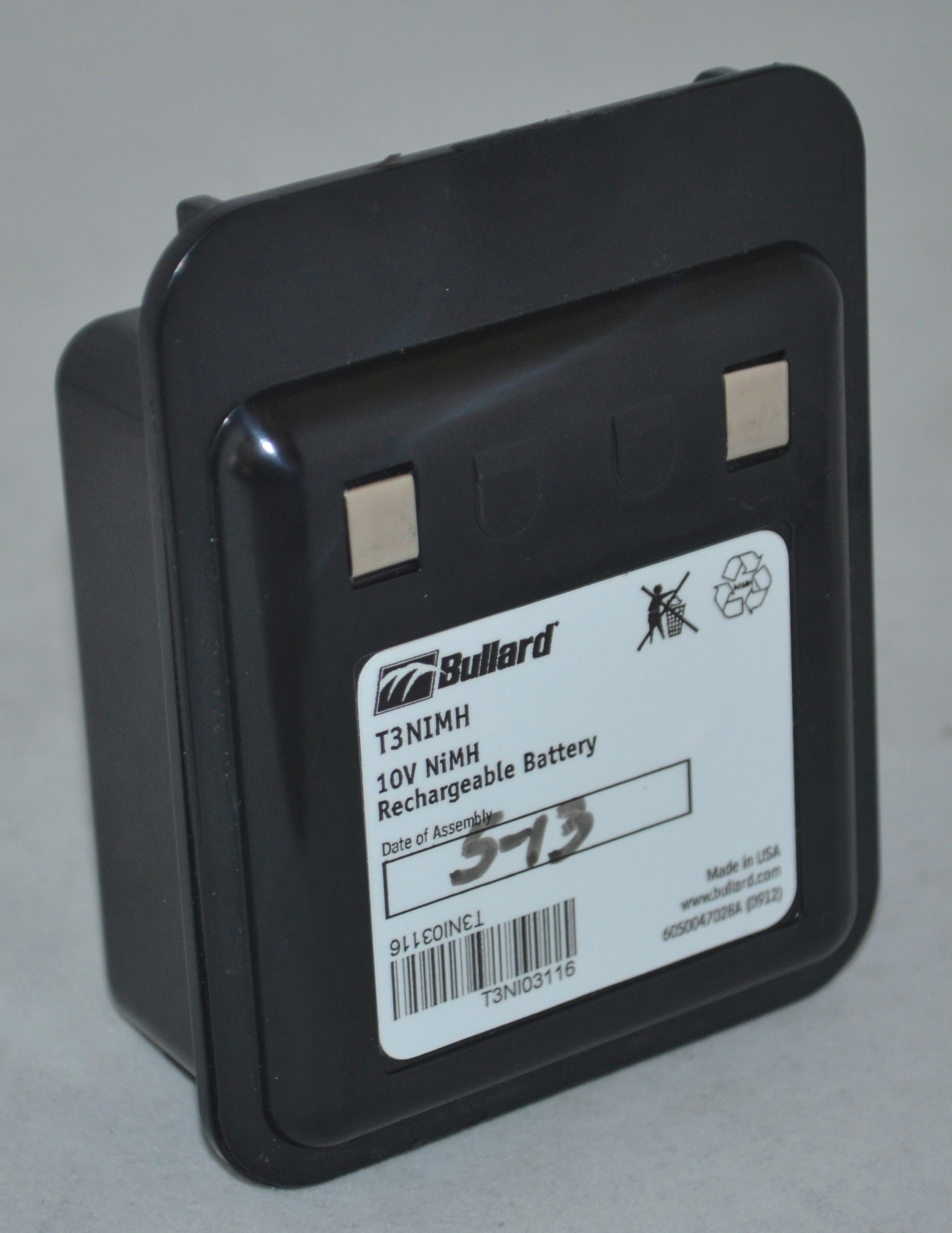 Bullard T3/T4 Series NiMH Rechargeable Battery